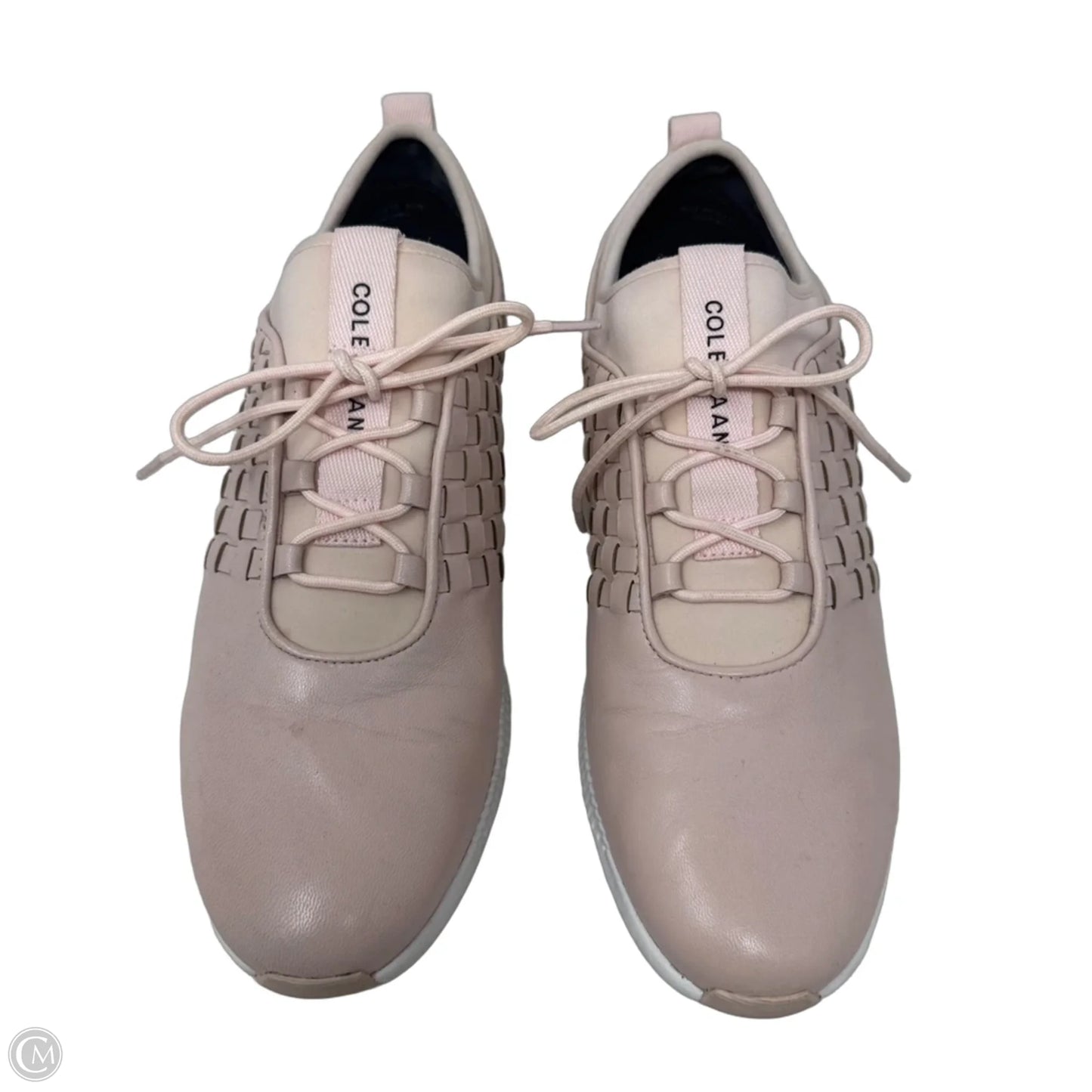 Woven Leather Shoes Sneakers By Cole-haan In Pink, Size: 8.5