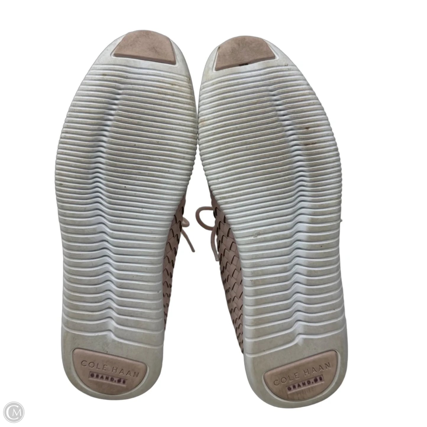 Woven Leather Shoes Sneakers By Cole-haan In Pink, Size: 8.5