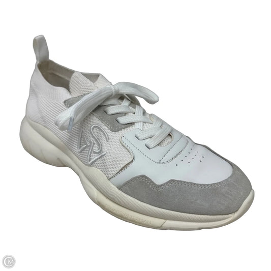 5050 Mesh Sneaker Shoes Designer By Stuart Weitzman In White, Size: 8
