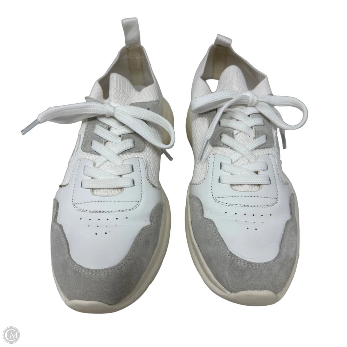 5050 Mesh Sneakers Designer By Stuart Weitzman In White, Size: 8