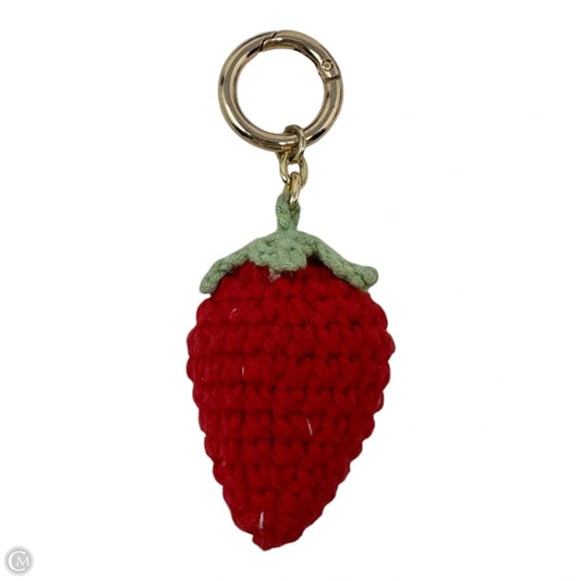Crochet Strawberry Key Chain
