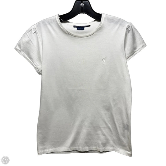 Top Short Sleeve By Ralph Lauren Sport In Cream, Size: L