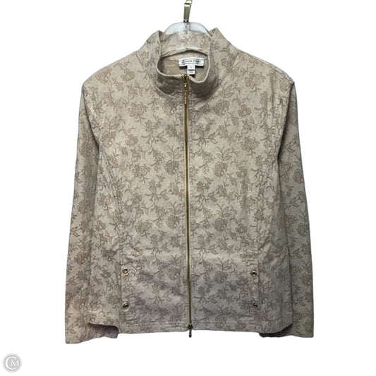 Jacket Other By St John Knits In Beige, Size: L