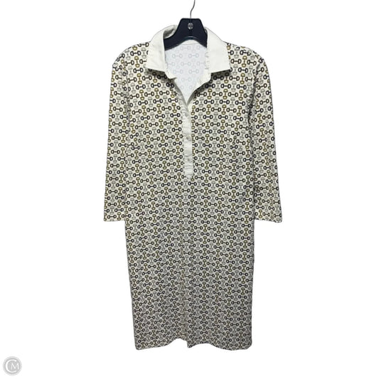 Dress Casual Short By J Mclaughlin In Cream & Tan, Size: M