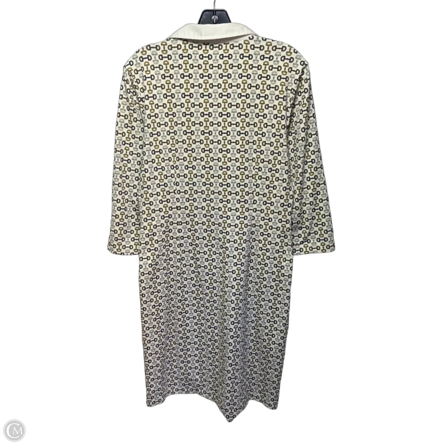 Dress Casual Short By J Mclaughlin In Cream & Tan, Size: M