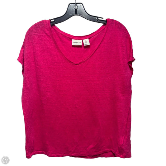Linen Top Sleeveless By Rachel Zoe In Pink, Size: L