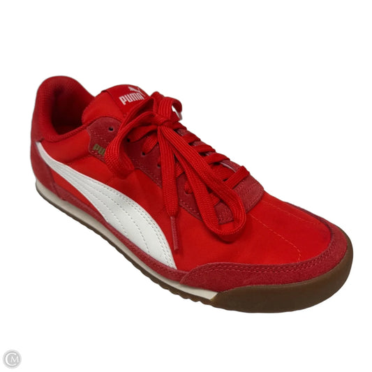 Shoes Athletic By Puma In Red, Size: 9