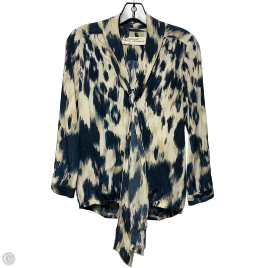 Top Long Sleeve By Velvet By Graham & Spencer In Multi-colored, Size: S