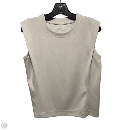 Athletic Top Short Sleeve By Athleta In Taupe, Size: S