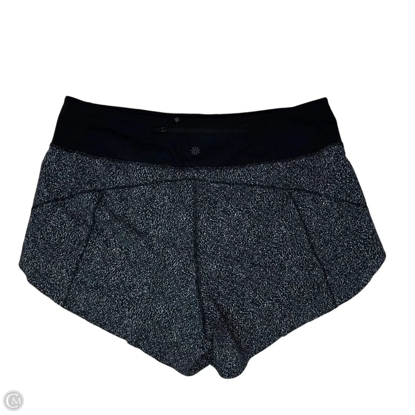 Run With It 3.5 Printed Athletic Shorts By Athleta In Black, Size: M