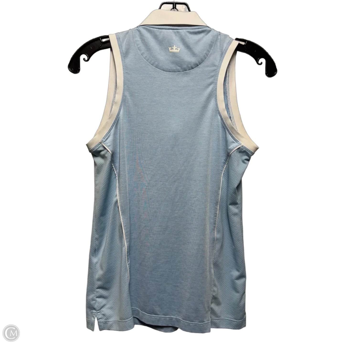 Top Sleeveless By Peter Millar In Blue & White, Size: M
