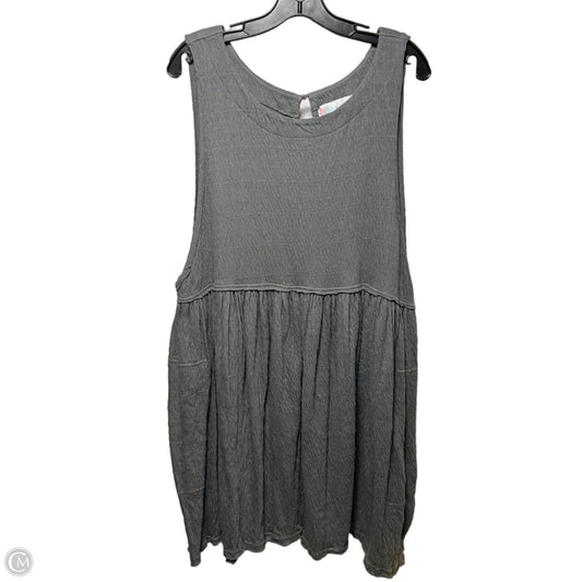 Tunic Sleeveless By Free People In Grey, Size: XL