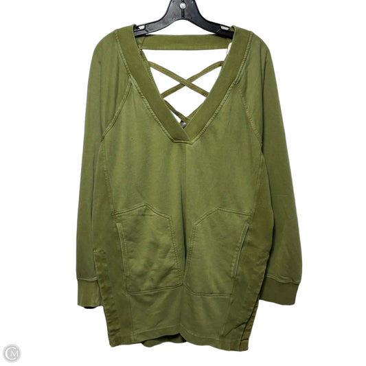 Tunic Long Sleeve By Daily Practice By Anthropologie In Green, Size: Xl