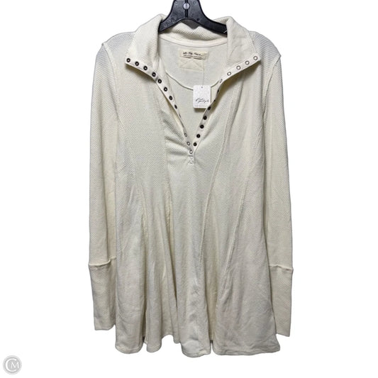 Tunic Long Sleeve By We The Free In Cream, Size: L