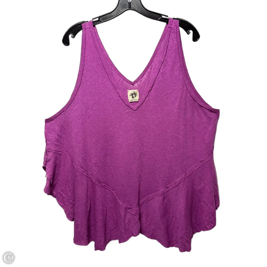 Top Sleeveless By We The Free In Purple, Size: Xl