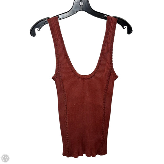 Top Sleeveless By Free People In Copper, Size: Xl