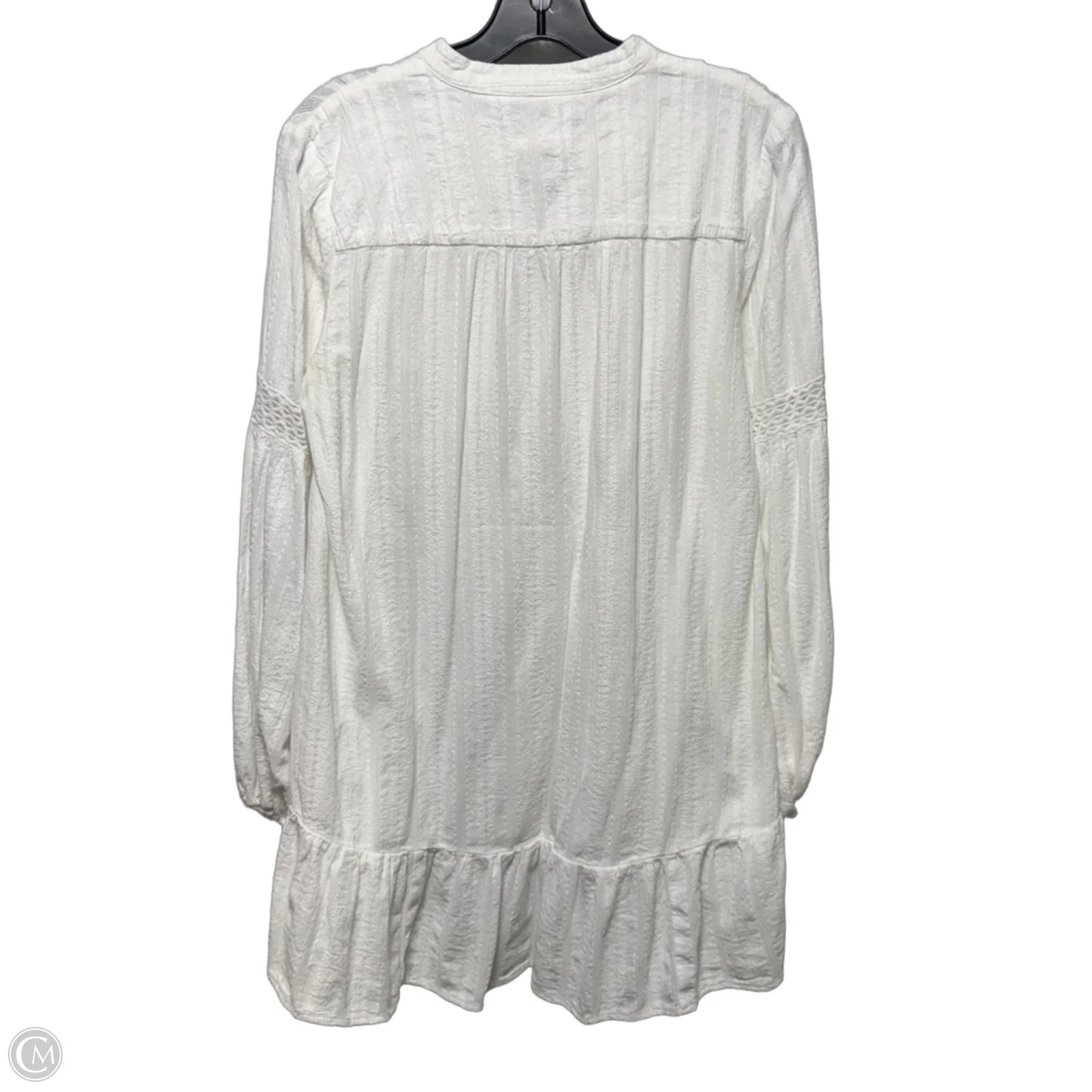 Tunic Long Sleeve By Anthropologie In White, Size: S