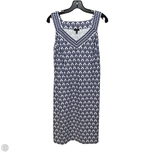 Dress Casual Short By Talbots In Blue & White, Size: M