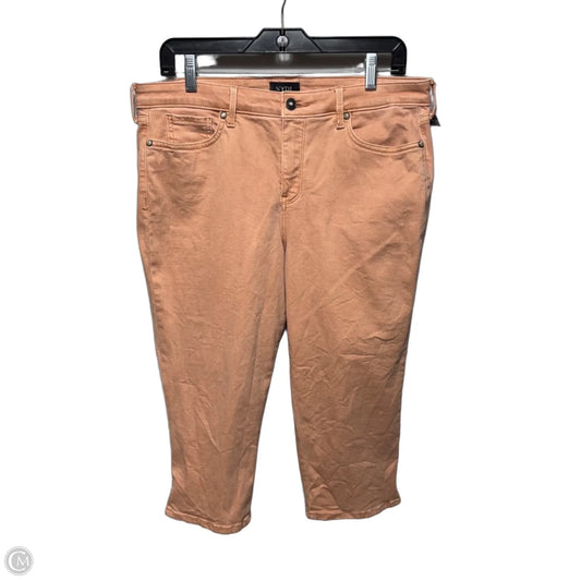 Jeans Cropped By Not Your Daughters Jeans In Orange, Size: 12