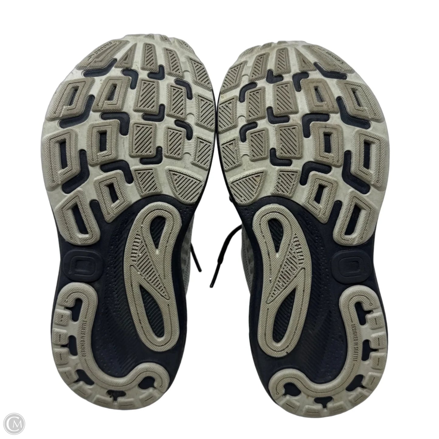 Adrenaline GTS Shoes Athletic By Brooks In Green & Grey, Size: 6.5
