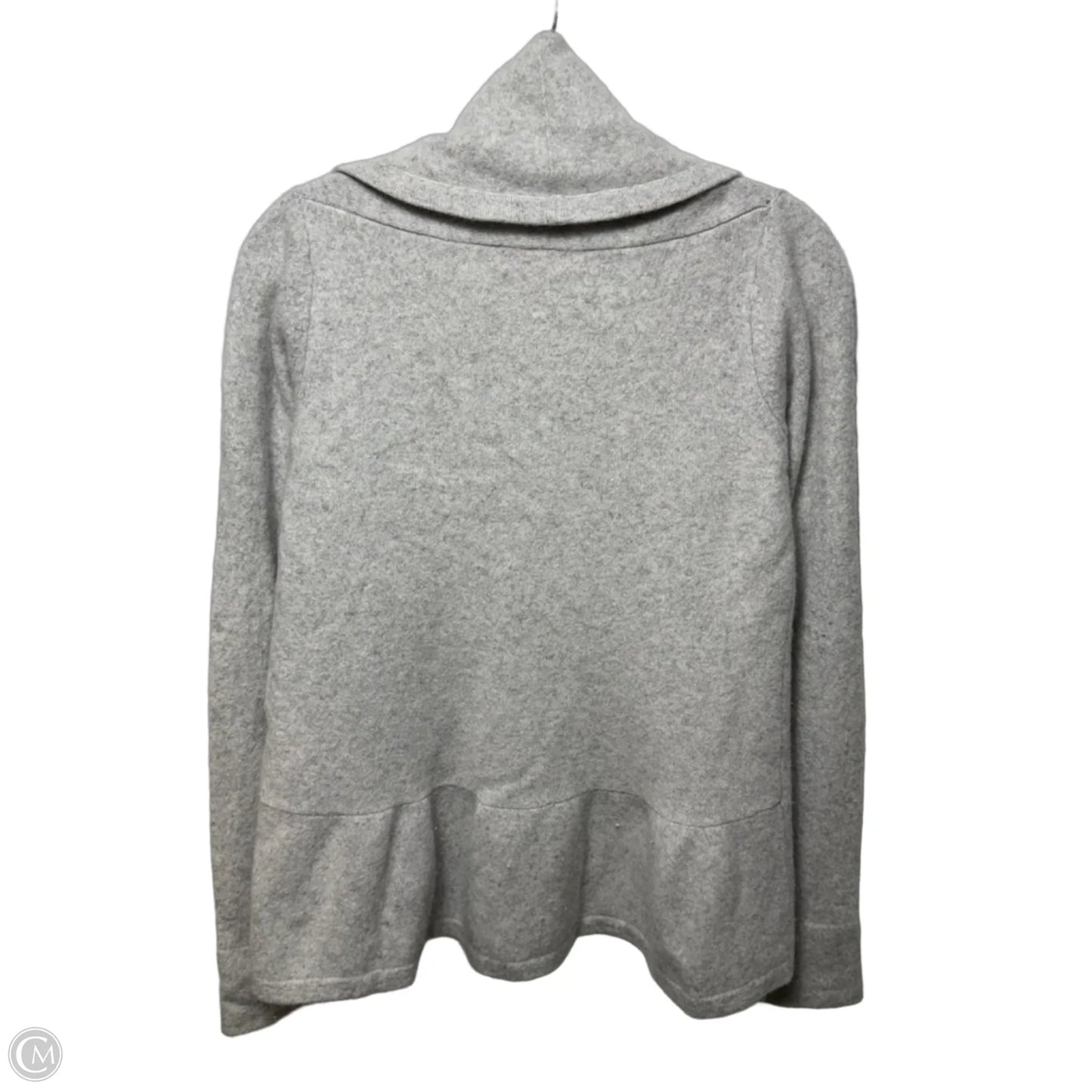 Sweater Cardigan Cashmere Designer By Lilly Pulitzer In Grey, Size: L