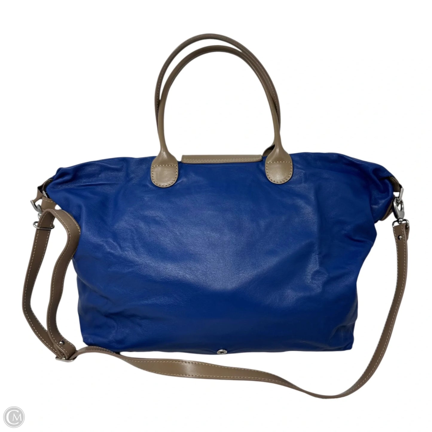 Tote Leather By Sera, Size: Large