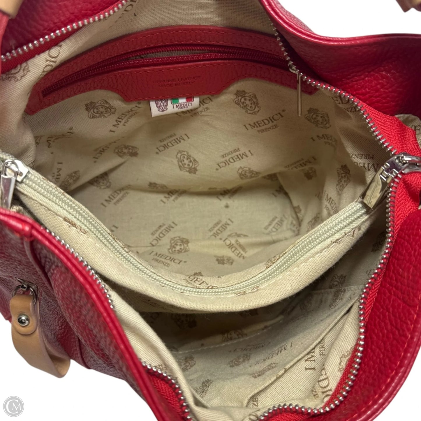Handbag Leather By I Medici, Size: Large