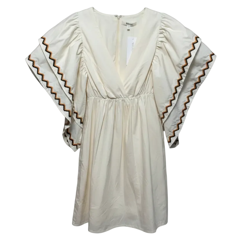 Anya Mini Dress By La Lavon In Cream, Size: M