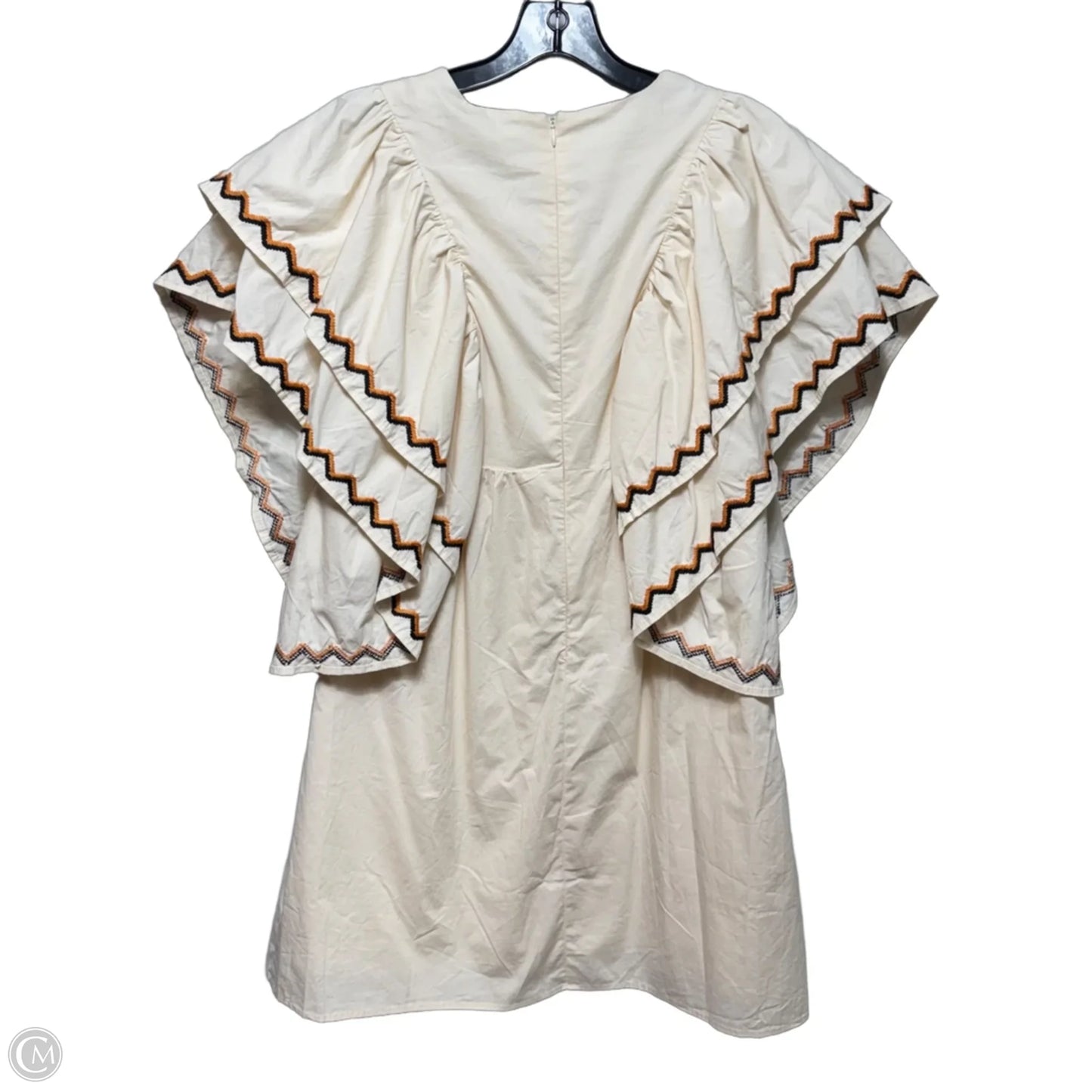 Anya Mini Dress By La Lavon In Cream, Size: M