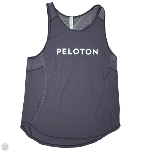 “Peloton” Athletic Tank Top By Lululemon In Grey, Size: 8