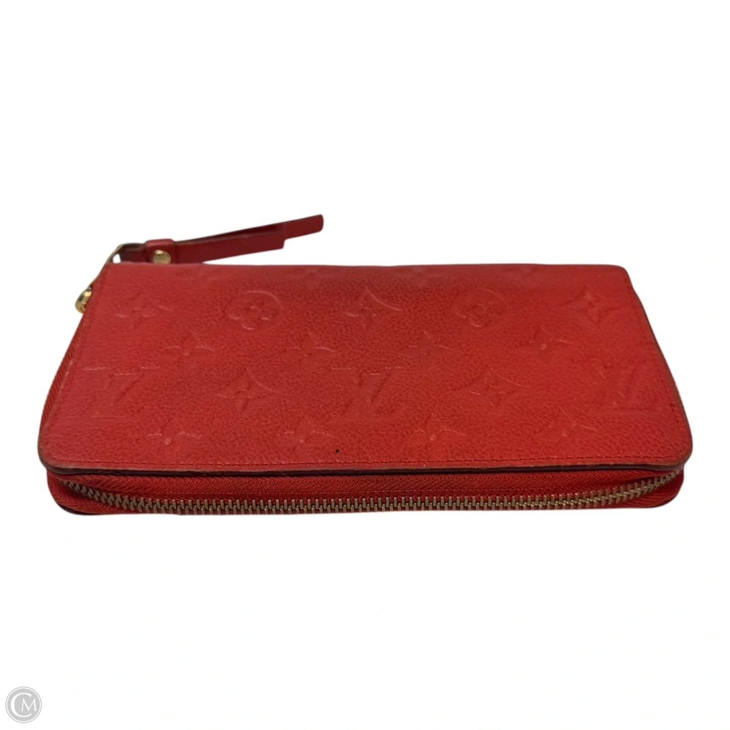 AS IS Monogram Empreinte Zippy Wallet Luxury Designer By Louis Vuitton, Size: Large
