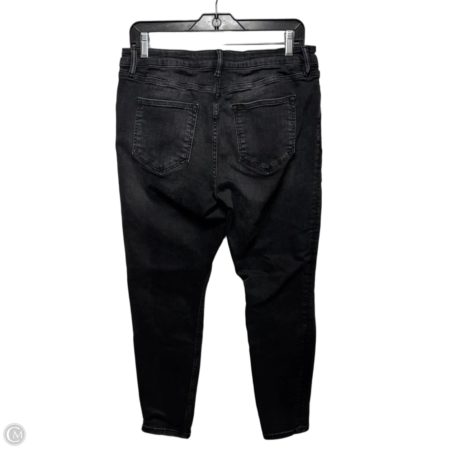 Miller Skinny Jeans Designer By All Saints In Grey, Size: 14/32