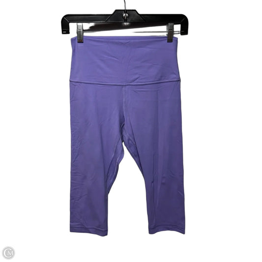 Align HR Crop 17” Athletic Capris By Lululemon In Purple, Size: 6