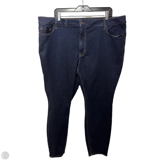Rockstar Super Skinny Jeans By Old Navy In Blue Denim, Size: 24