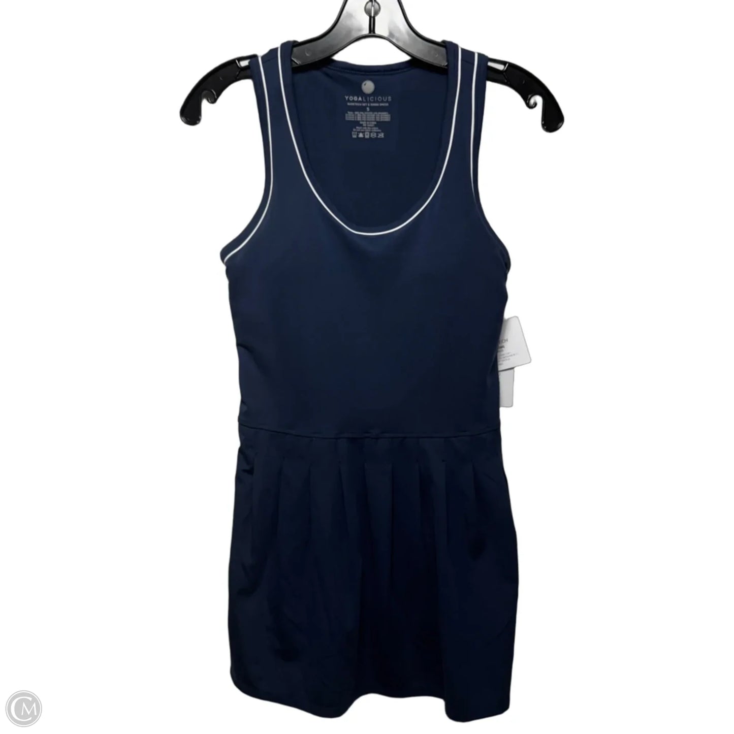 Set & Swing Tennis Athletic Dress By Yogalicious In Blue, Size: S