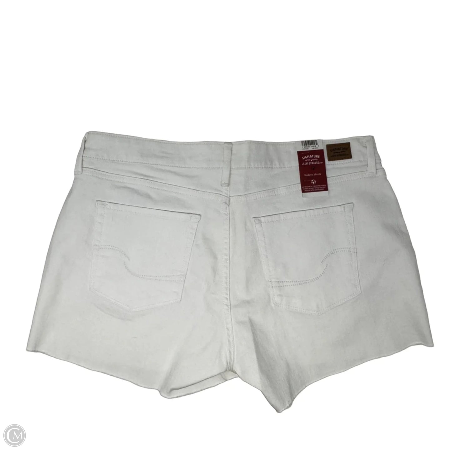 Signature Modern Shorts By Levis In White, Size: 12/31