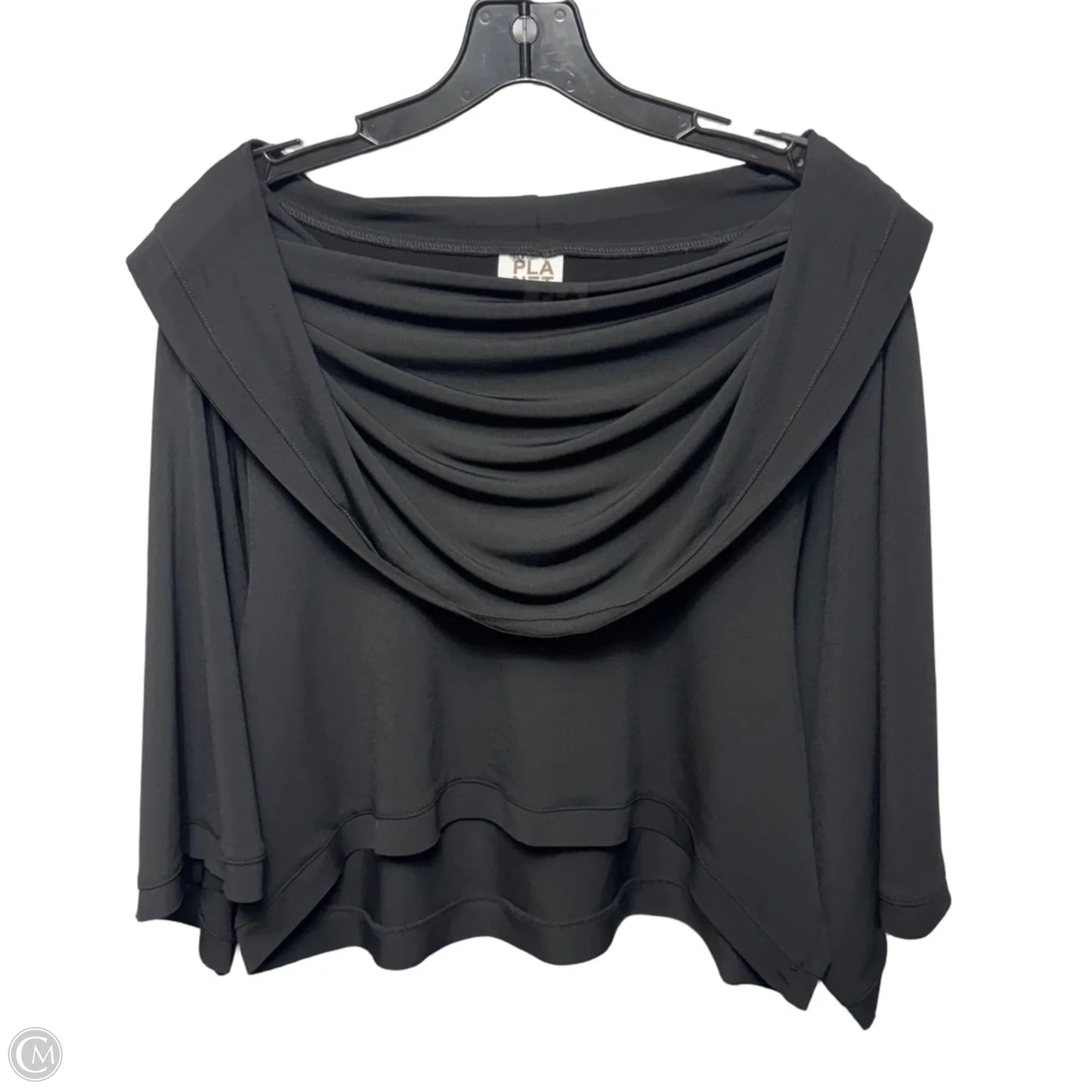 Microfiber Top 3/4 Sleeve By Planet In Black, Size: OSFM