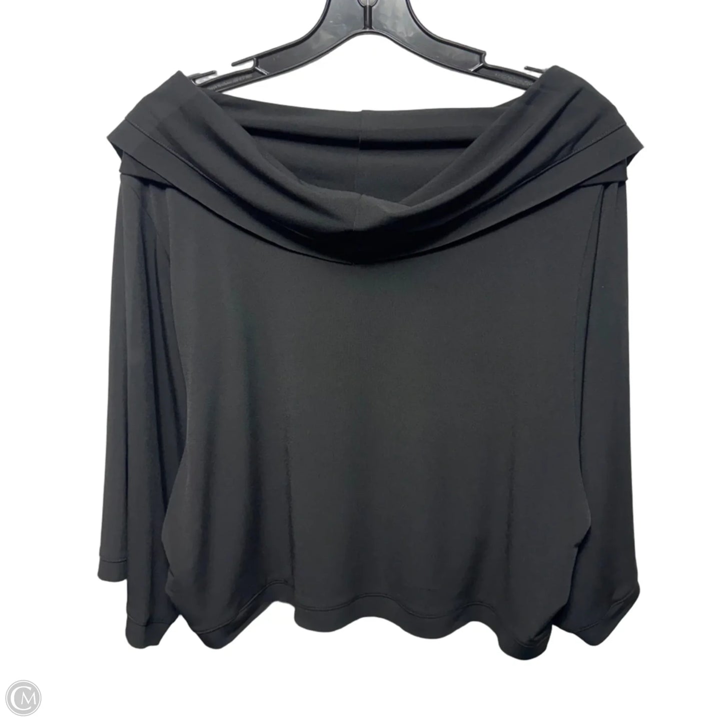 Microfiber Top 3/4 Sleeve By Planet In Black, Size: OSFM