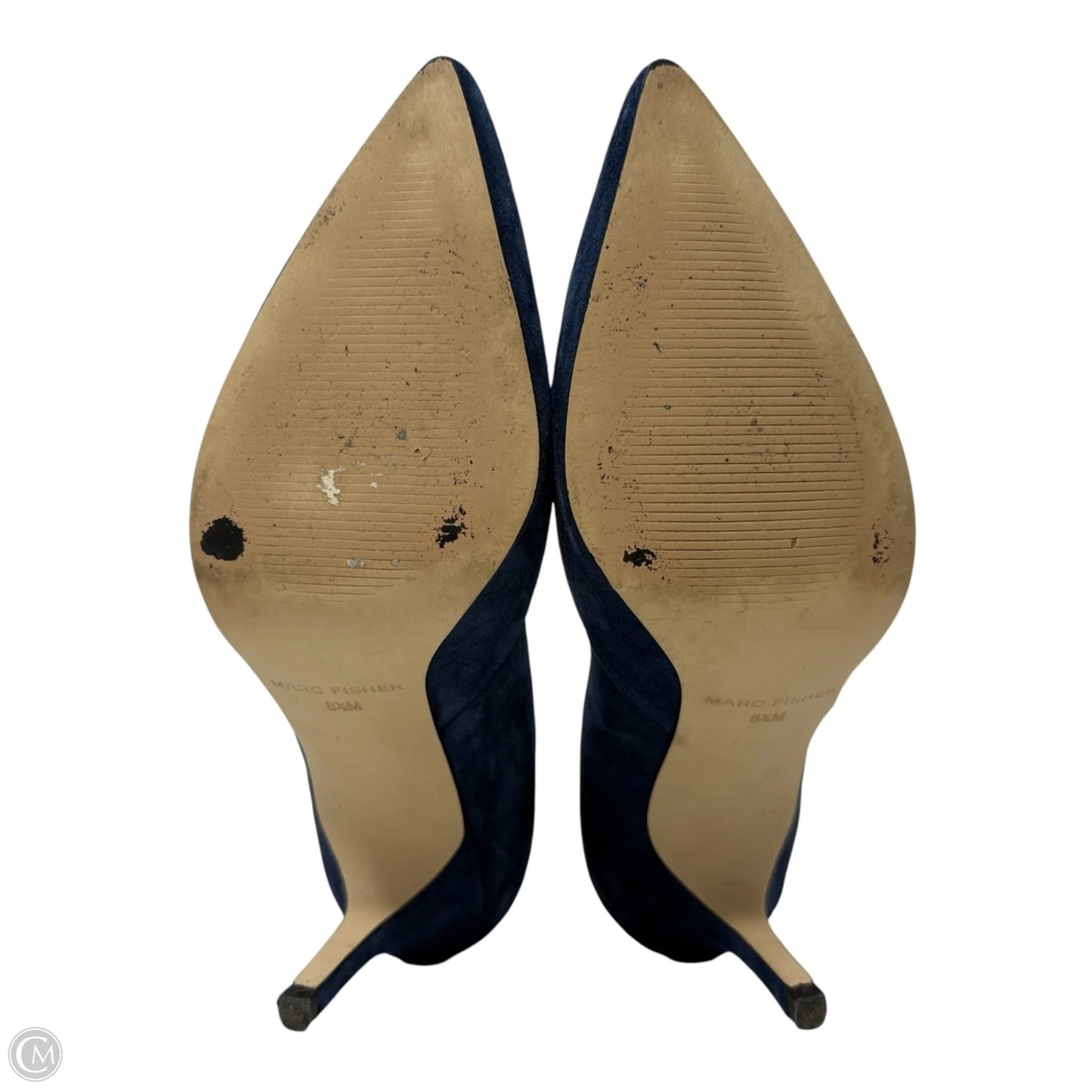 Tuscany Suede Pumps By Marc Fisher In Blue, Size: 8.5