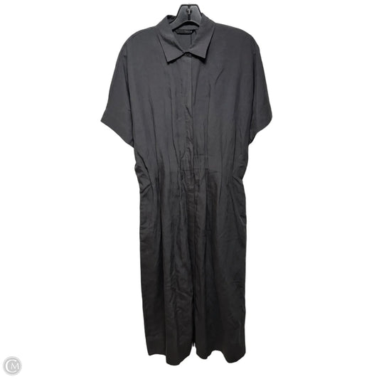 Dress Casual Midi By Zara In Grey, Size: M