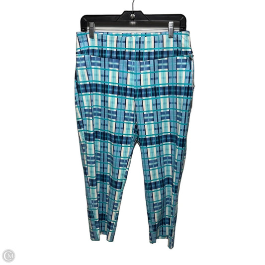 Pants Cropped By Zac And Rachel In Checkered Pattern, Size: 10