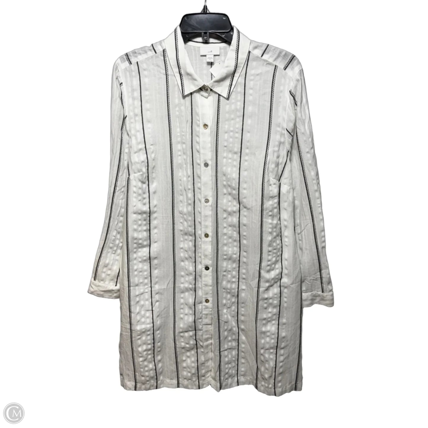 Tunic Long Sleeve By J. Jill In Striped Pattern, Size: Xl