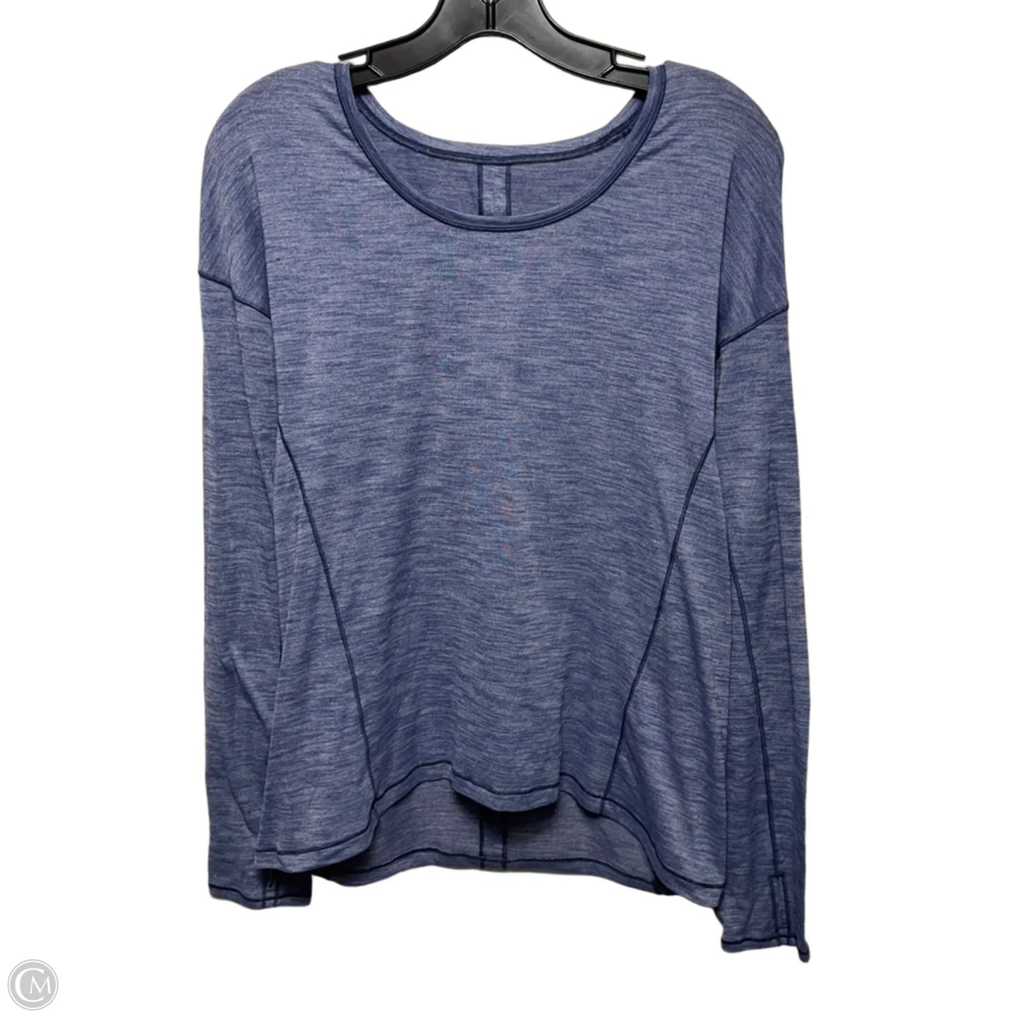 Athletic Top Long Sleeve Collar By Lululemon In Purple, Size: M ESTIMATED