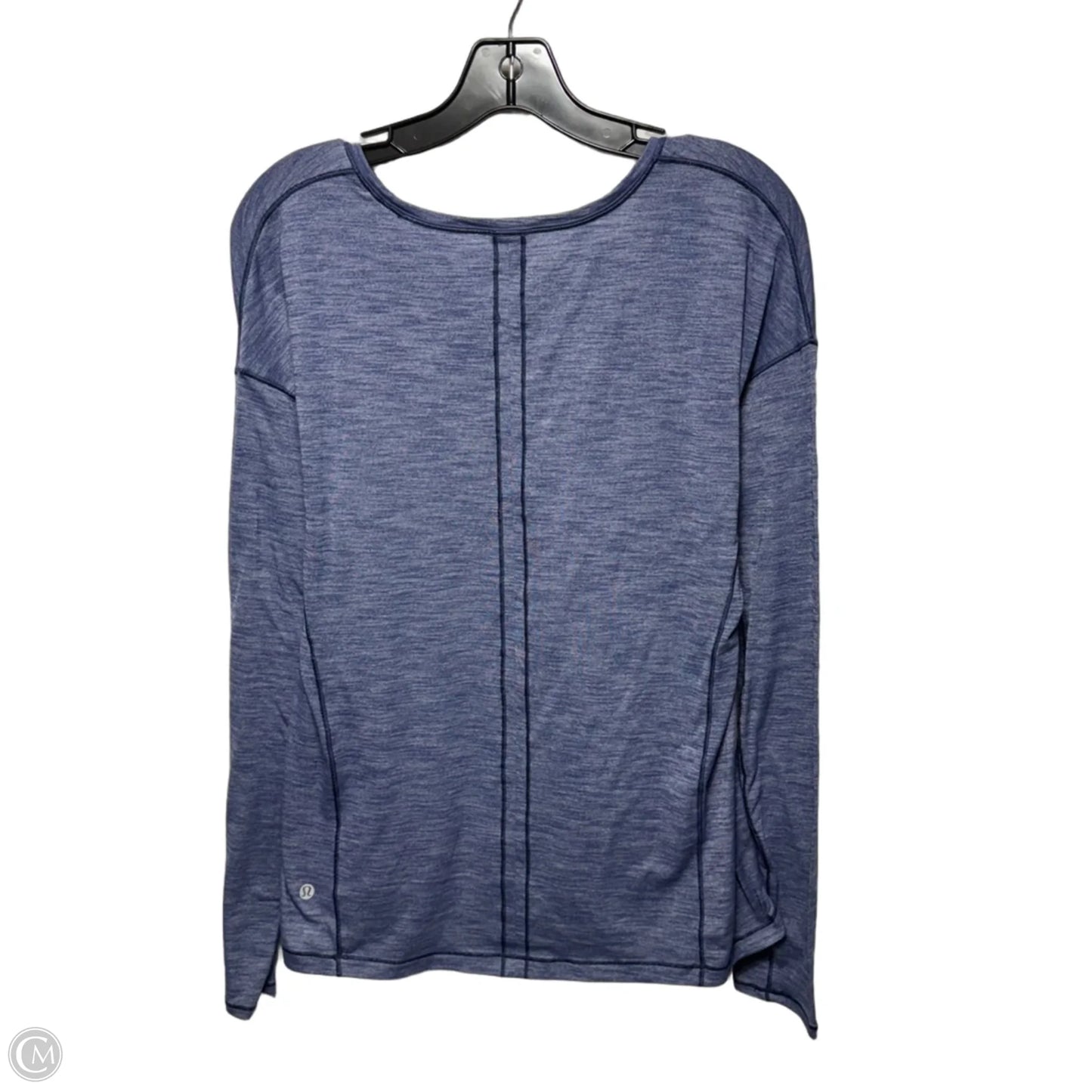 Athletic Top Long Sleeve Collar By Lululemon In Purple, Size: M ESTIMATED