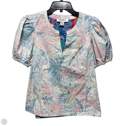 Top Short Sleeve By Tommy Bahama In Floral Print, Size: Xs