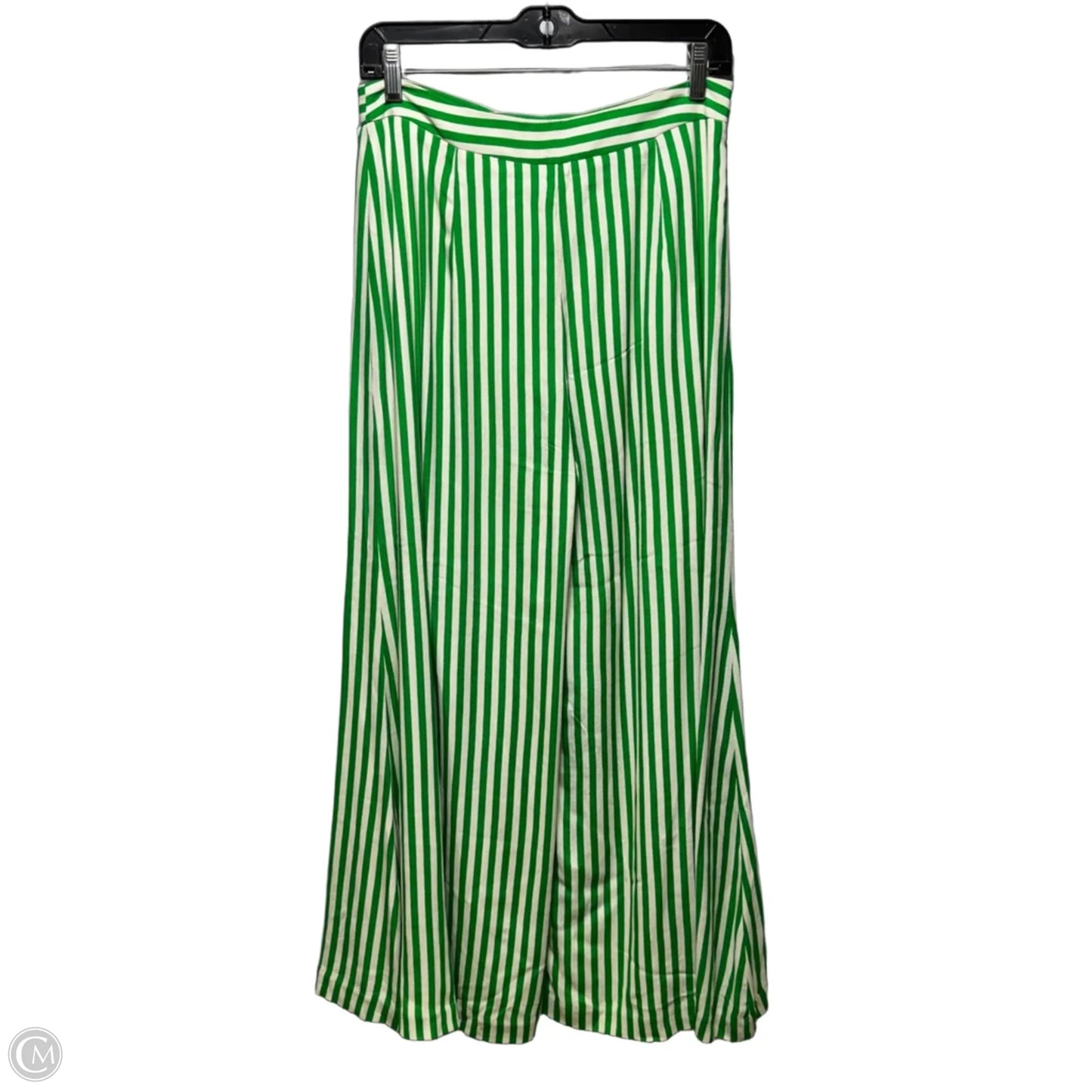 Wide Leg Pants By Anthropologie In Striped Pattern, Size: 4