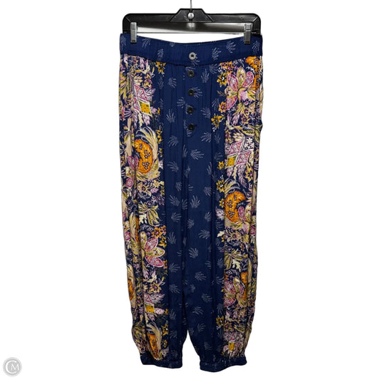 Pants Joggers By Anthropologie In Floral Print, Size: M