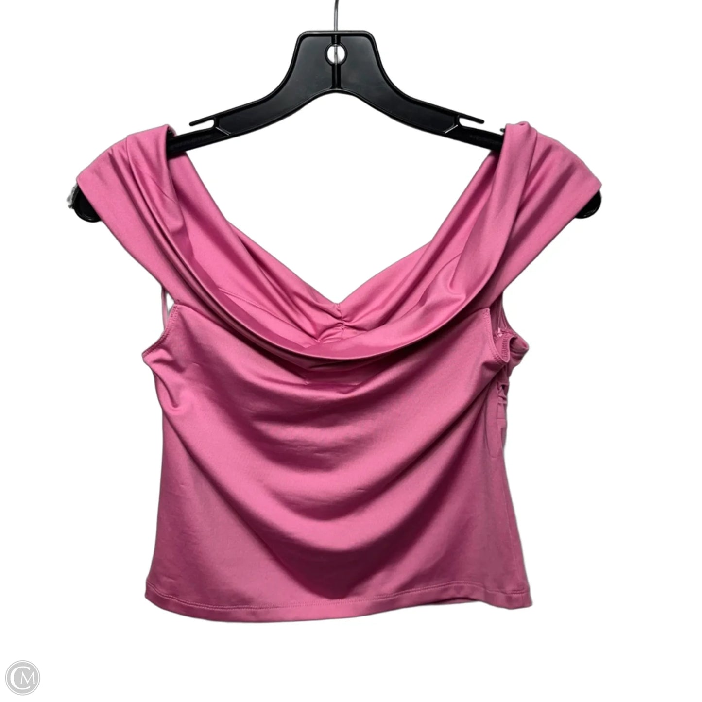 Top Sleeveless By GB In Pink, Size: M