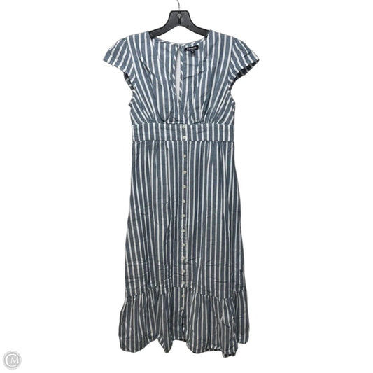 Dress Casual Maxi By Express In Striped Pattern, Size: S