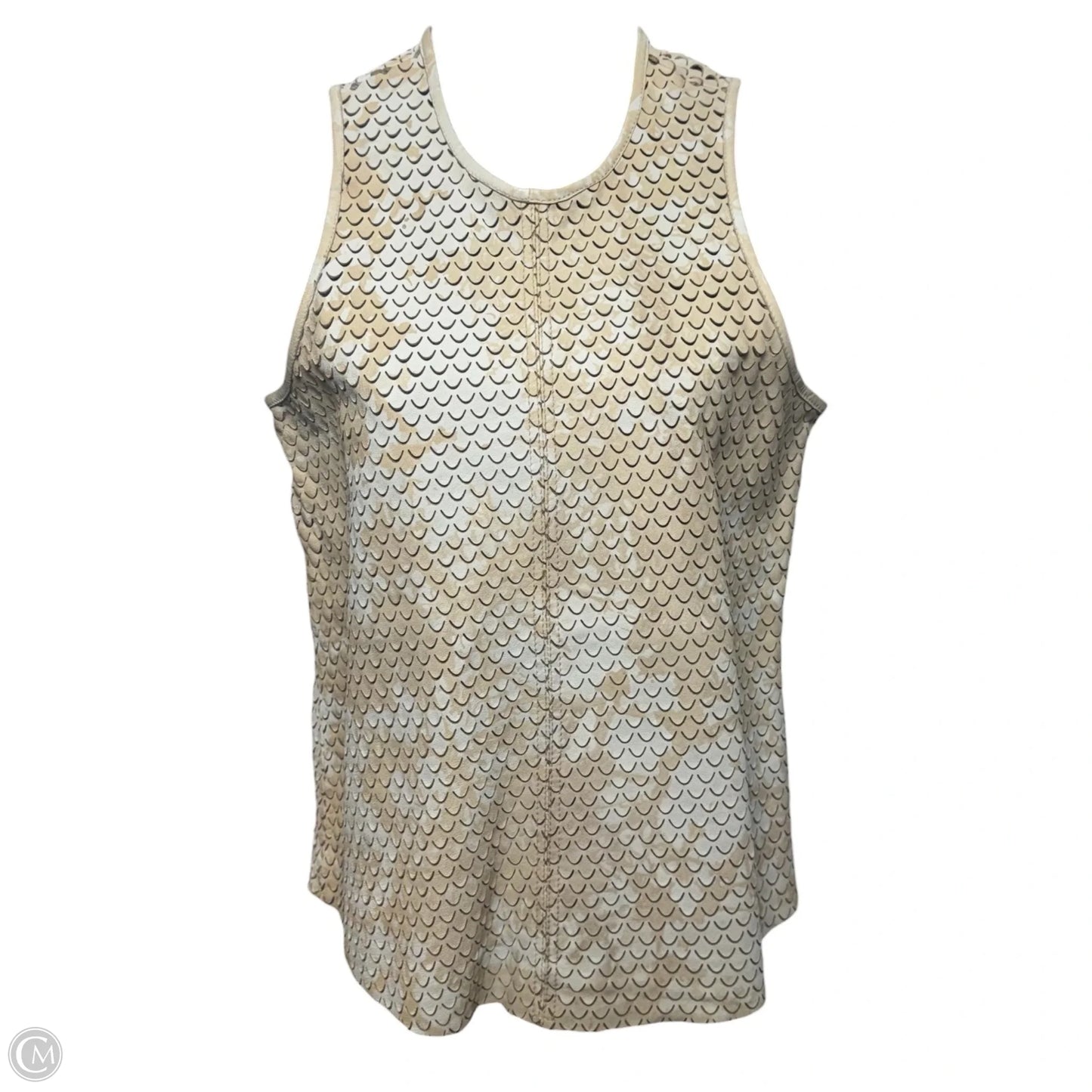 Genuine Leather Evelyn Top Sleeveless By Jakett In Latte, Size: XS